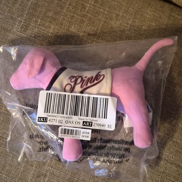 Victoria's Secret Pink Blanket with Plush Dog - Picture 3 of 3